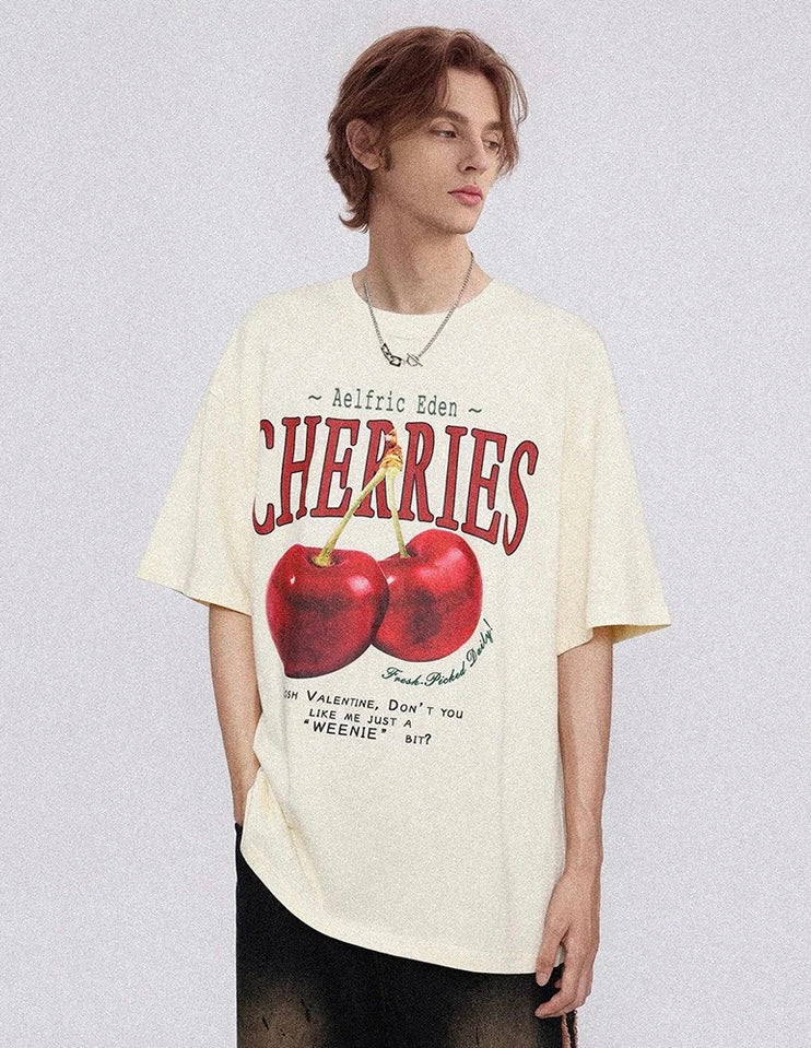 BRAMIRA CHERRY TWINS UNISEX T-SHIRT