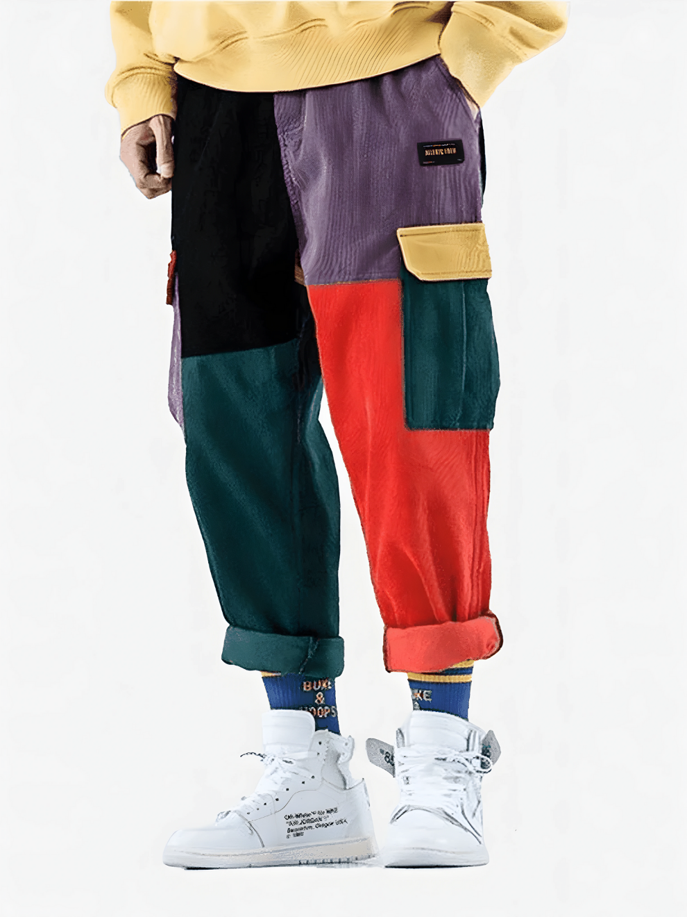 BRAMIRA COLORBLOCK CARGO PANTOLON