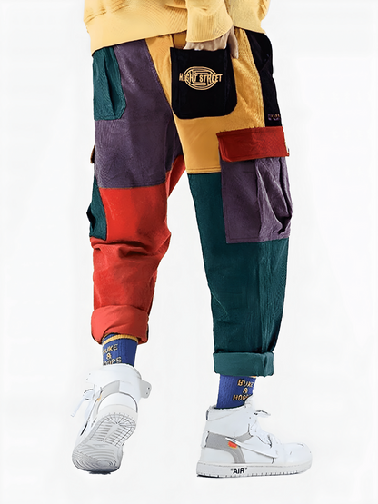 BRAMIRA COLORBLOCK CARGO PANTOLON