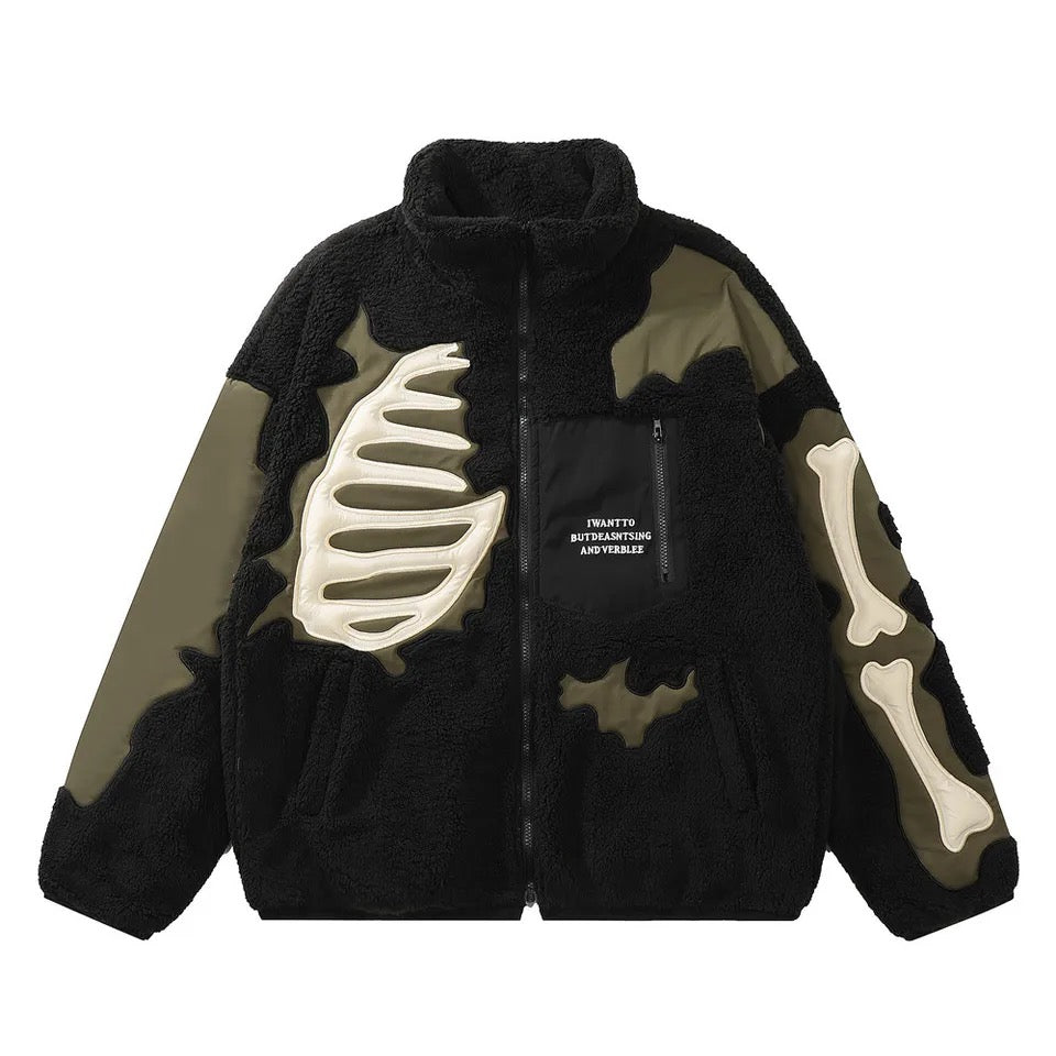 BRAMIRA SKELETON EMBRACE PUFFER UNISEX CEKET