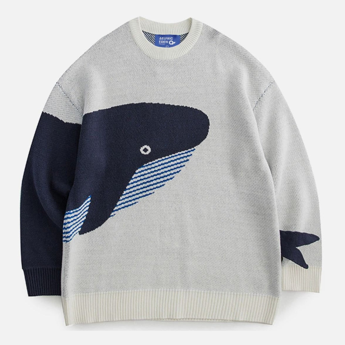 BRAMIRA &quot;THE LONELIEST WHALE&quot; KNIT KAZAK