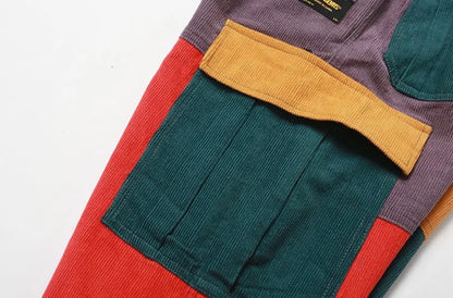 BRAMIRA COLORBLOCK CARGO PANTOLON