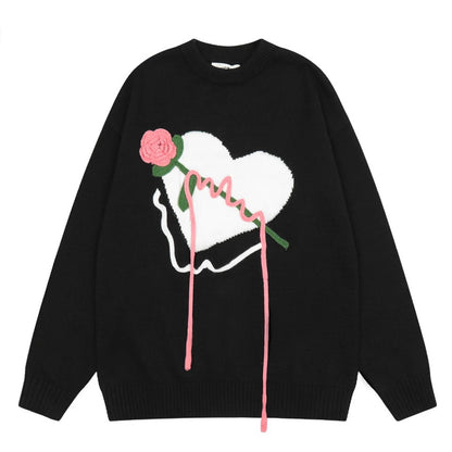 BRAMIRA ROSE EMBROIDERED HEART UNISEX KAZAK