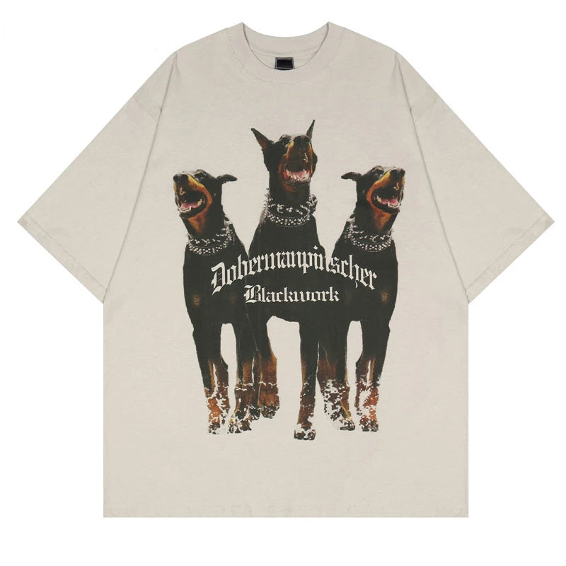 BRAMIRA DOBERMAN TRIO UNISEX T-SHIRT