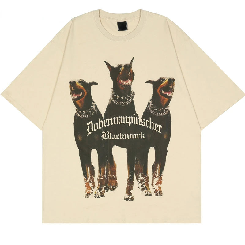 BRAMIRA DOBERMAN TRIO UNISEX T-SHIRT