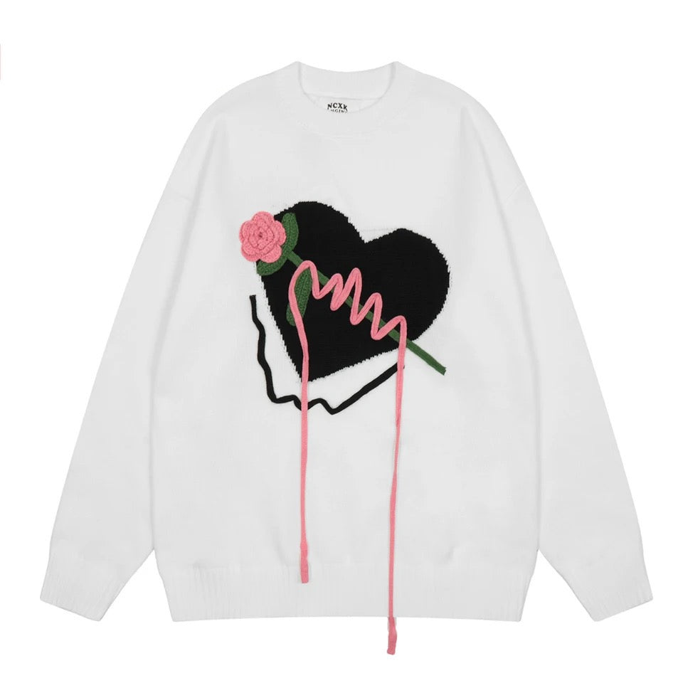 BRAMIRA ROSE EMBROIDERED HEART UNISEX KAZAK