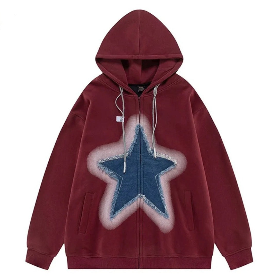 BRAMIRA STARLIGHT PATCHWORK UNISEX HOODIE