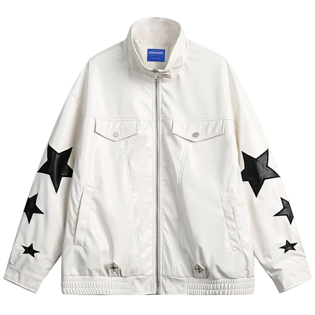 BRAMIRA STAR LEATHER UNISEX JACKET